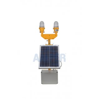 SOLAR PANELLİ İKAZ LAMBASI (ÇİFT ARMATÜRLÜ)